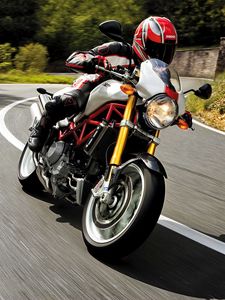 Preview wallpaper ducati, monster, s4r, rider, speed