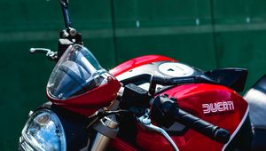 Preview wallpaper ducati, motorcycle, bike, red