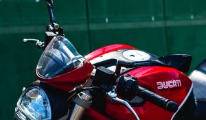 Preview wallpaper ducati, motorcycle, bike, red