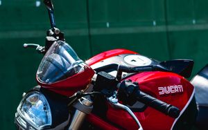 Preview wallpaper ducati, motorcycle, bike, red