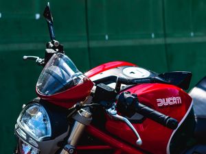 Preview wallpaper ducati, motorcycle, bike, red