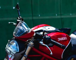 Preview wallpaper ducati, motorcycle, bike, red