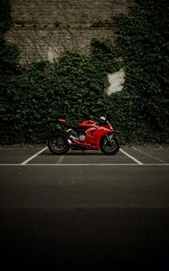 Preview wallpaper ducati panigale v2, ducati, motorcycle, bike, red