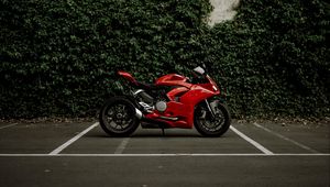 Preview wallpaper ducati panigale v2, ducati, motorcycle, bike, red
