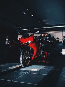 Preview wallpaper ducati panigale v2, ducati, motorcycle, the bike, red, headlight