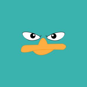 Preview wallpaper duck, face, beak, eyes, vector