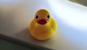 Preview wallpaper duck, surface, blur