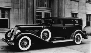 Preview wallpaper duesenberg, 1934, car, vintage, black, white