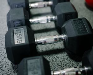 Preview wallpaper dumbbells, fitness, gym, sport, sports
