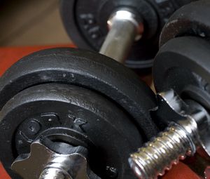 Preview wallpaper dumbbells, fitness, sports, gym