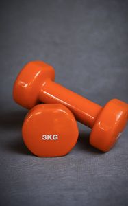 Preview wallpaper dumbbells, sports, fitness