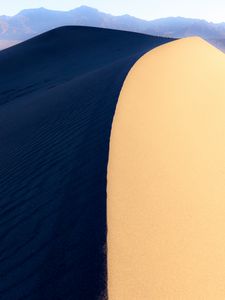 Preview wallpaper dune, sand, desert, shadow