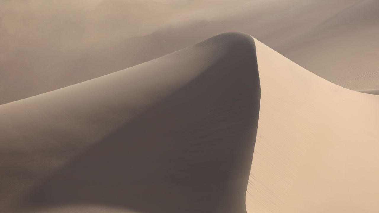 Wallpaper dune, sand, shadow, nature