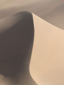 Preview wallpaper dune, sand, shadow, nature