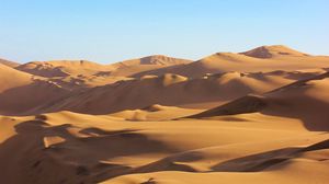 Preview wallpaper dunes, desert, sand, hills