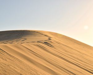 Preview wallpaper dunes, desert, sand, shadow, nature