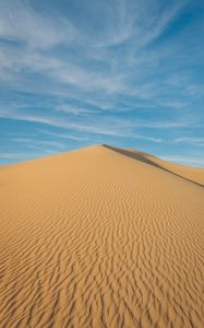 Preview wallpaper dunes, sand, desert, hill, landscape