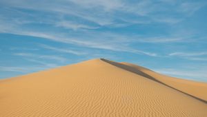 Preview wallpaper dunes, sand, desert, hill, landscape