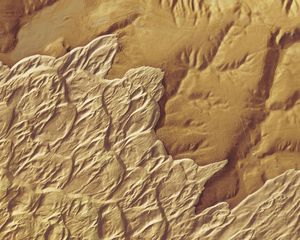 Preview wallpaper dunes, sand, relief, aerial view