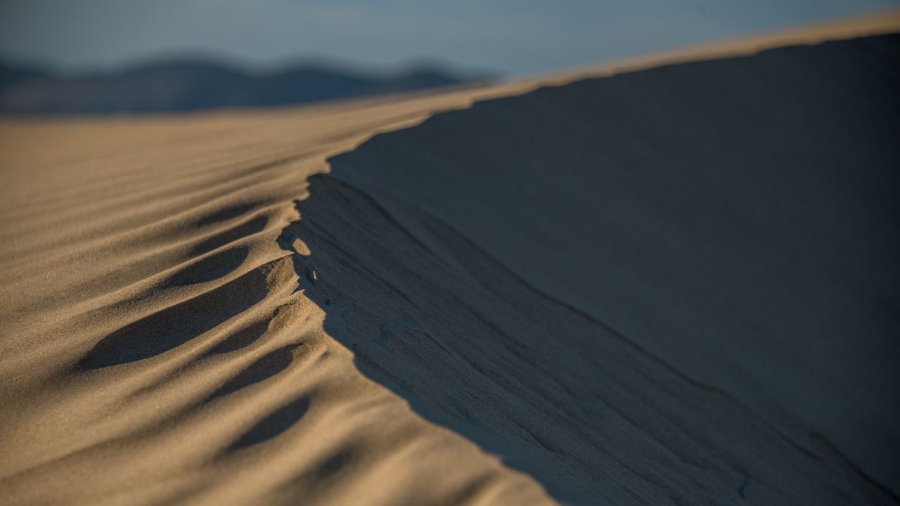 Wallpaper dunes, sand, relief, shadows, desert