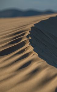 Preview wallpaper dunes, sand, relief, shadows, desert