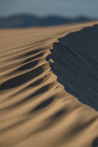 Preview wallpaper dunes, sand, relief, shadows, desert