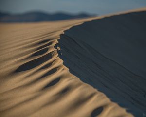 Preview wallpaper dunes, sand, relief, shadows, desert