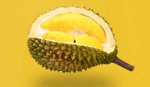 Preview wallpaper durian, fruit, exotic, yellow