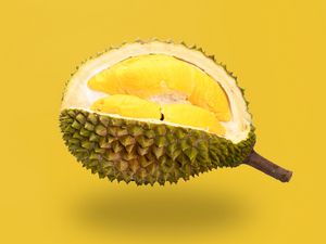 Preview wallpaper durian, fruit, exotic, yellow