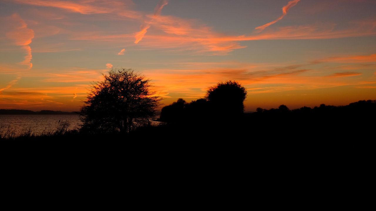 Wallpaper dusk, dark, landscape, evening