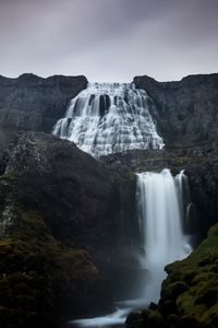 Preview wallpaper dynjandi, waterfall, landscape, nature, iceland