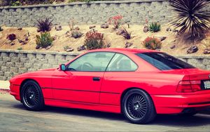 Preview wallpaper e31, bmw, 1997, 850ci, side view