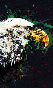 Preview wallpaper eagle, art, beak
