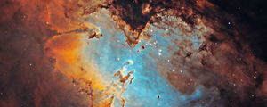 Preview wallpaper eagle nebula, glow, nebula, space, stars