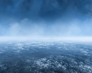 Preview wallpaper earth, atmosphere, aerial view, clouds, space
