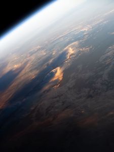 Preview wallpaper earth, planet, atmosphere, space, view from space