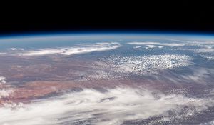 Preview wallpaper earth, planet, clouds, space, view from space