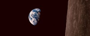 Preview wallpaper earth, planet, night, black