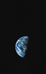 Preview wallpaper earth, planet, shadow, dark, space