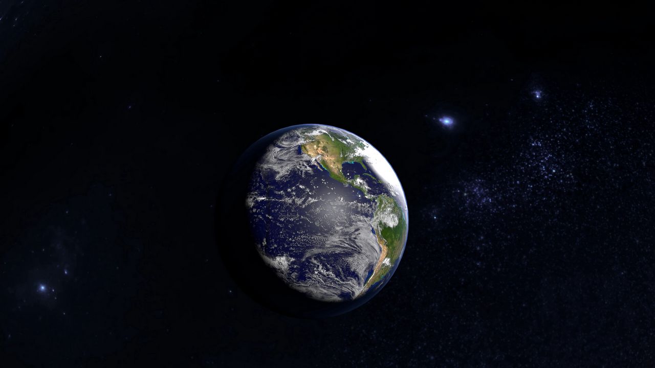Wallpaper earth, planet, space, outer space, universe