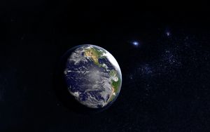 Preview wallpaper earth, planet, space, outer space, universe