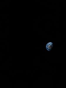 Preview wallpaper earth, planet, space, black, dark