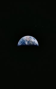 Preview wallpaper earth, planet, space, black