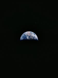 Preview wallpaper earth, planet, space, black