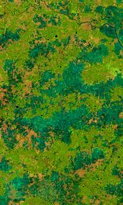 Preview wallpaper earth, spots, green, abstraction