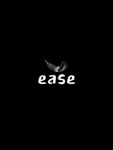 Preview wallpaper ease, word, feather, bw