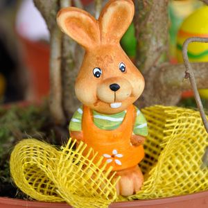 Preview wallpaper easter bunny, figurine, bright