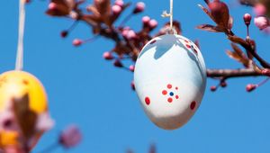 Preview wallpaper easter, egg, spring, holiday, decoration, branches