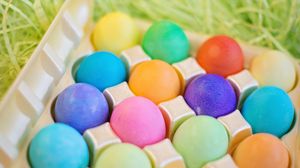 Preview wallpaper easter, eggs, colorful