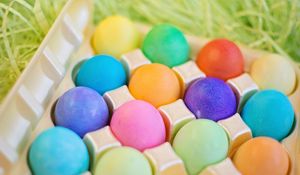 Preview wallpaper easter, eggs, colorful